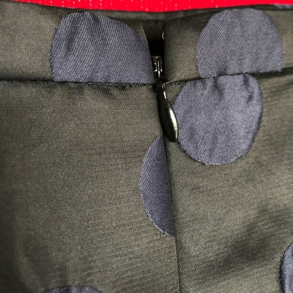 J Crew No 2 Circle Pencil Skirt Polka Dot Sheath - Picture 5 of 8